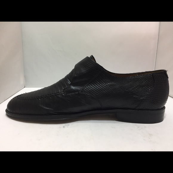 Mezlan Neiman Marcus Monk Strap Black Lizard 7.5 M main image 9